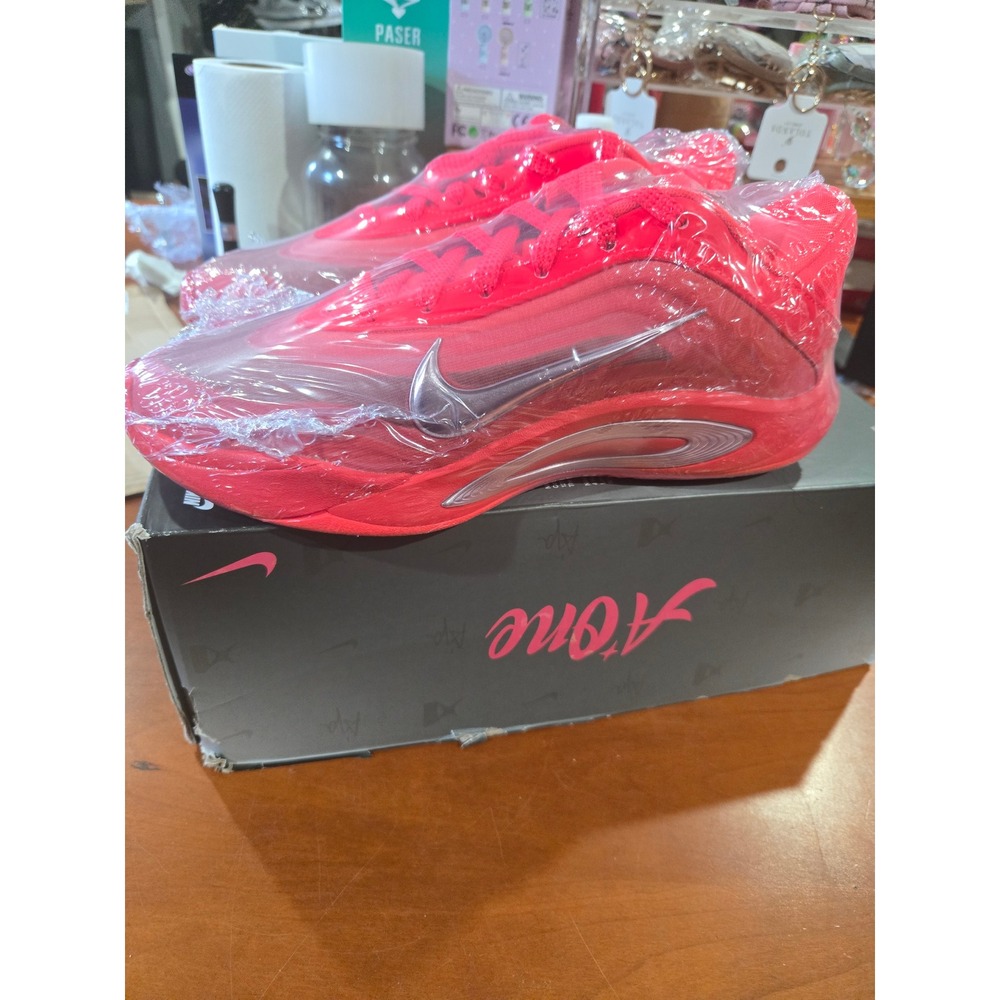 Nike A'One A'ja Wilson Bright Crimson Pink Foam FZ8605-602 Mens 6 Womens 7.5